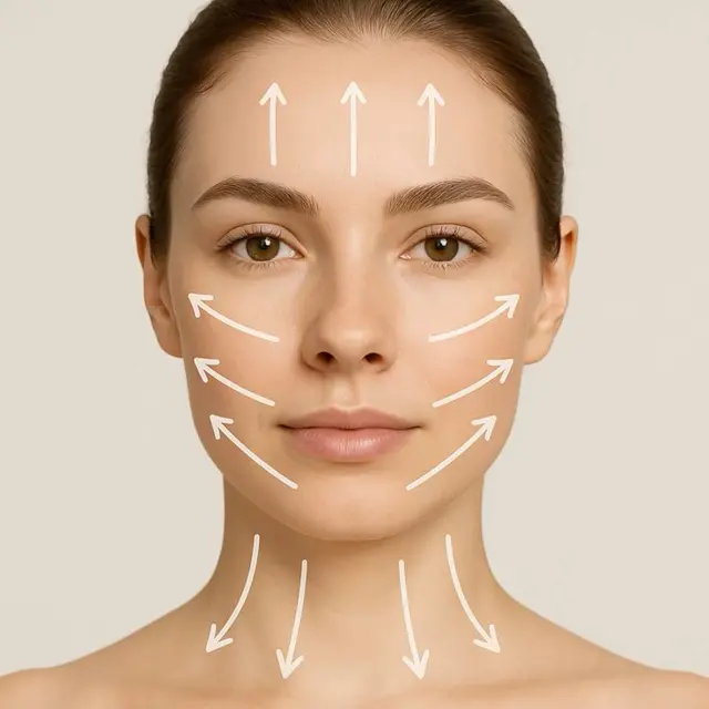 Líneas de expresión en todo el rostro