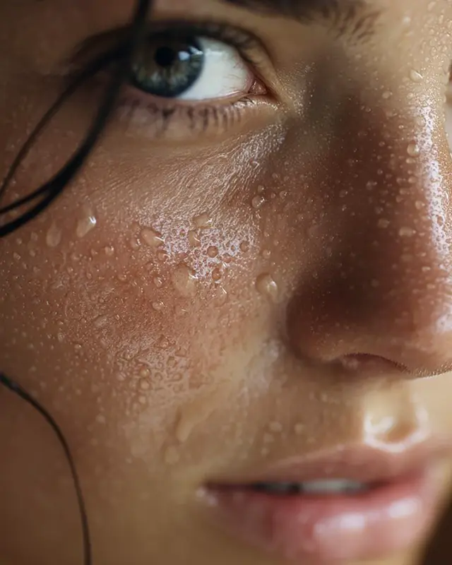 Sudoración facial (hiperhidrosis facial)